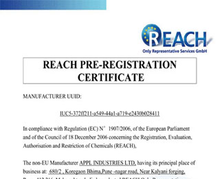 APPL Industries Limited Certification